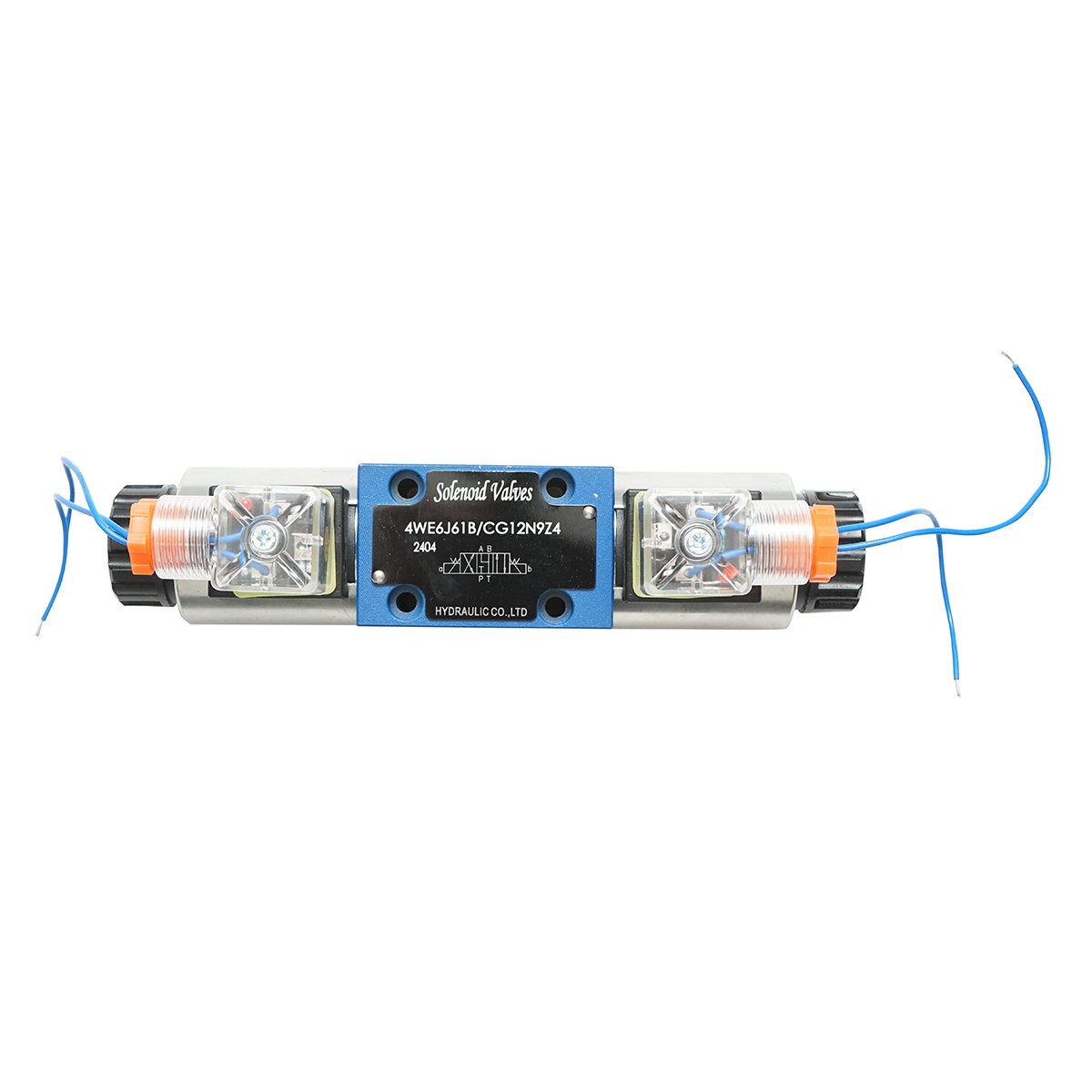 Electrovalva directionala 12VDC 25W pentru 6 cai control debit instalatii hidraulice HDQX126J 4WE6J61B CG12N9Z4